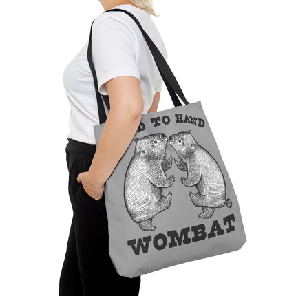 Hand to Hand Wombat Tote Bag