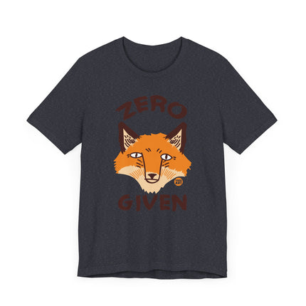 Funny "No Fox Given" Graphic Tee