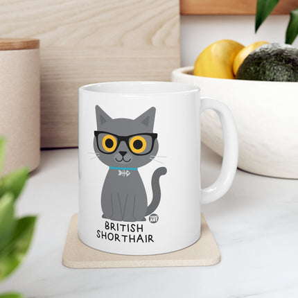 Bow Wow Meow British Shorthair Ceramic Mug