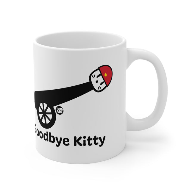 Goodbye Kitty Cannon Ball Ceramic Mug