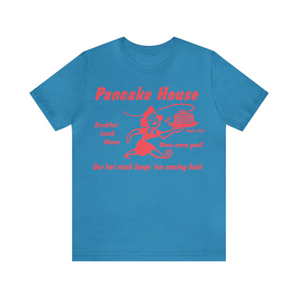 Retro Pancake House Unisex Short Sleeve Tee