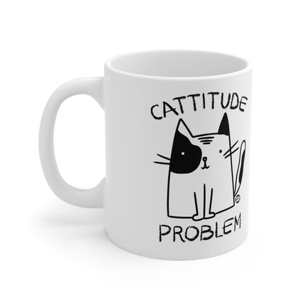 Catitude Problem Ceramic Mug