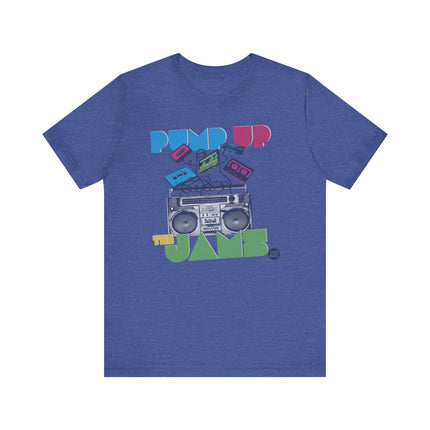 Pump Up The Jams 90s Tee, 90s Mixed Tape Shirt, Old School 90s Boombox Tee