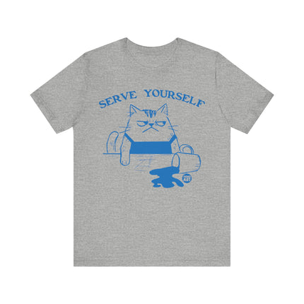 Serve Yourself Cat Tee