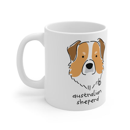 Dog Breeds Australian Shepard Ceramic Mug