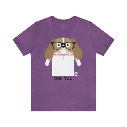 Bow Wow Meow Shih Tzu Unisex Tee