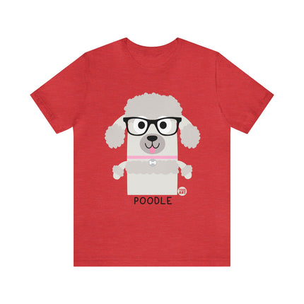 Bow Wow Meow Poodle Unisex Tee