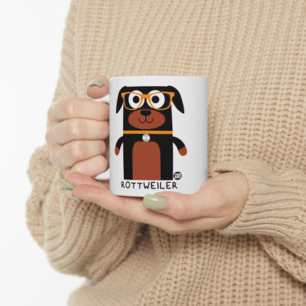 Bow Wow Meow Rottweiler Ceramic Mug