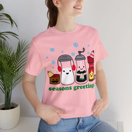 Seasons Greetings Christmas Unisex Tee