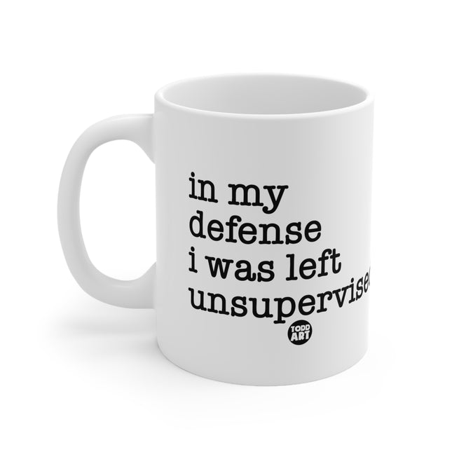 Left Unsupervised Ceramic Mug