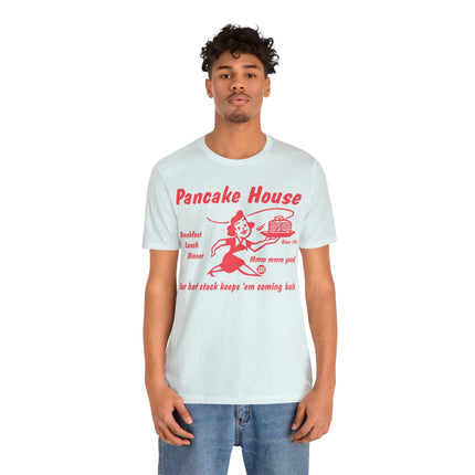 Retro Pancake House Unisex Short Sleeve Tee