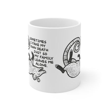 Sometimes Fake Death Ceramic Mug