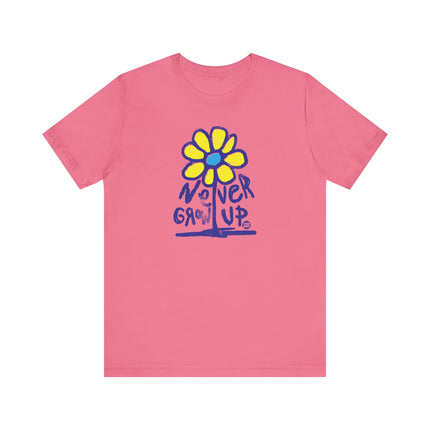 Never Grow Up Flower Tee