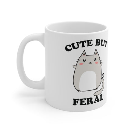 Cute But Feral Ceramic Mug
