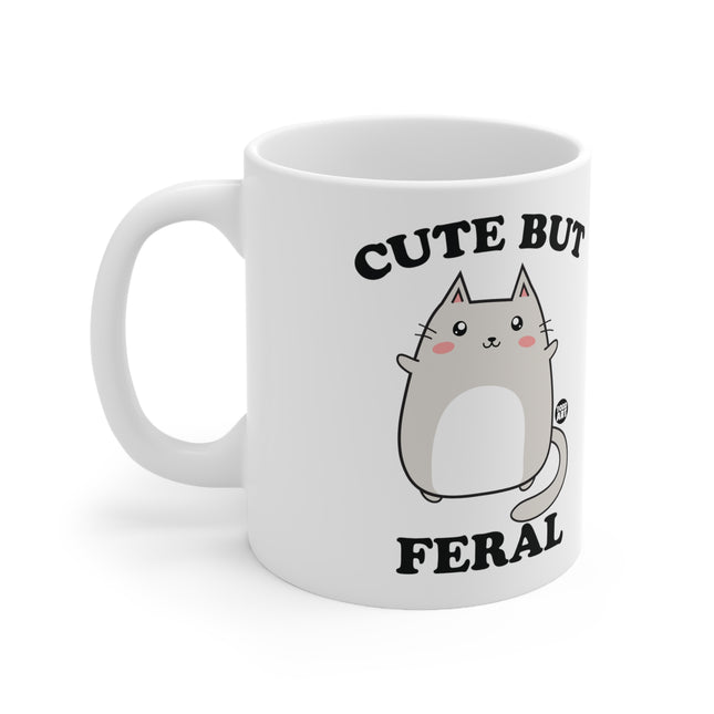 Cute But Feral Ceramic Mug