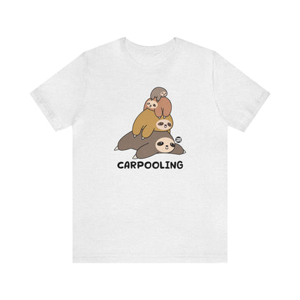 Sloth Stack Carpooling Unisex Tee