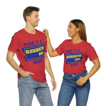 Blockbuster Night Retro Unisex Tee