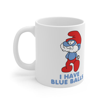 Blue Balls Smurf Ceramic Mug