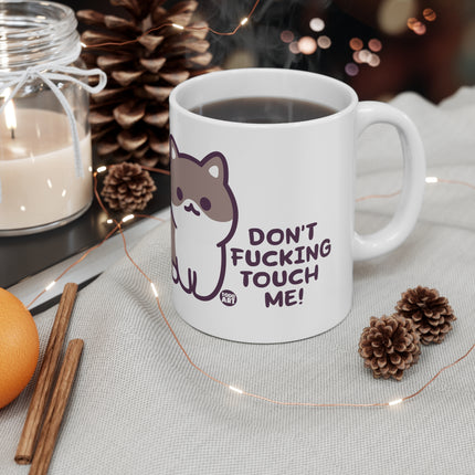 Don't Touch Me cat Ceramic Mug