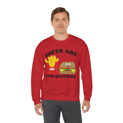 Diets Are For Quitters Crewneck Sweatshirt