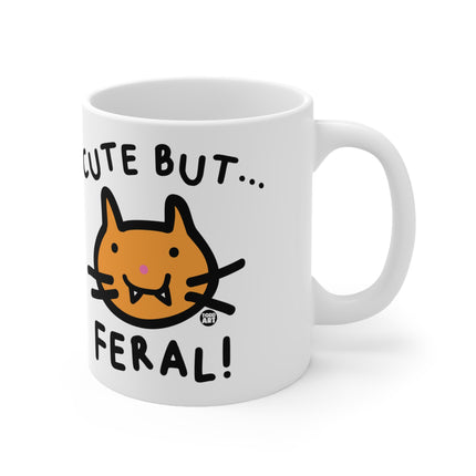 Cute But Feral Ceramic Mug