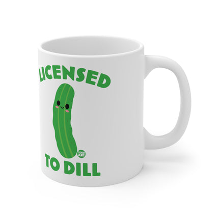 Licensed to Dill Pickle Ceramic Mug