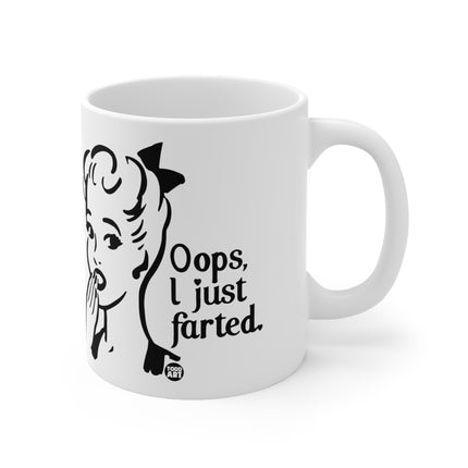 oops farted Ceramic Mug