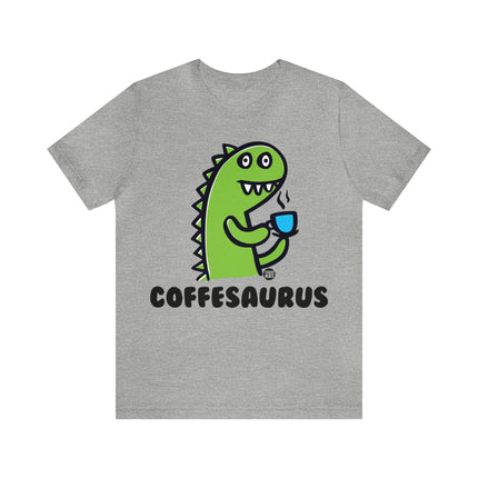 Coffeesaurus Dinosaur Unisex Tee