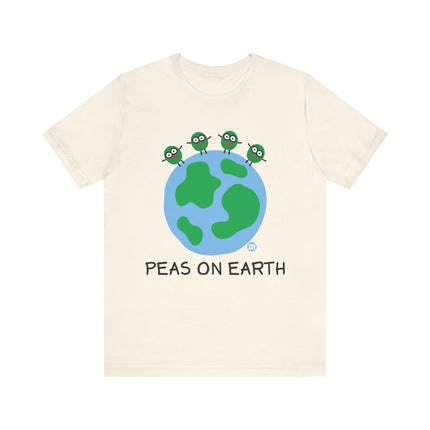 Peas on Earth Unisex Short Sleeve Tee