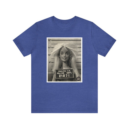 Barbie Mugshot Unisex Short Sleeve Tee