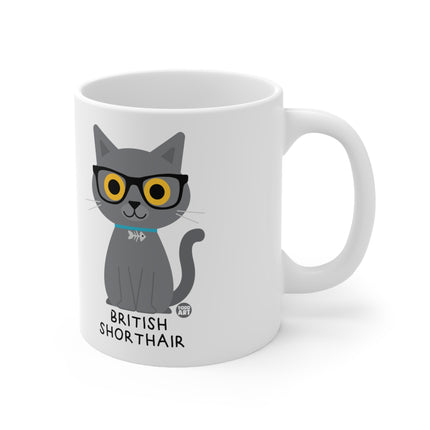 Bow Wow Meow British Shorthair Ceramic Mug