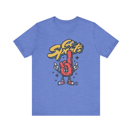 Go Sports Tee, Cute Go Sports Foam Finger Tshirt