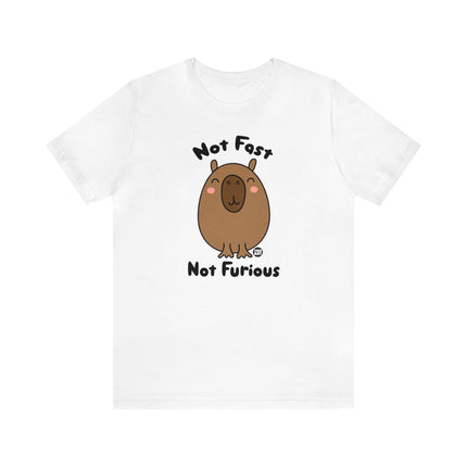 Not Fast Not Furious Capybara Unisex Tee