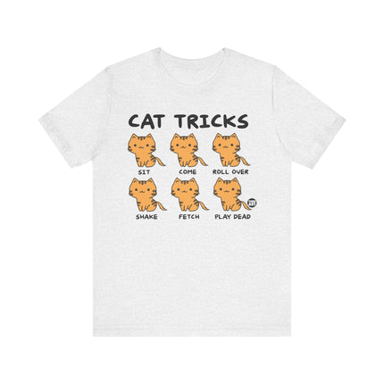 Cat Tricks Tee, Funny Cat Tees, Funny Cat Owner Tshirt