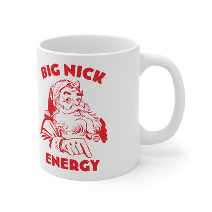 Big Nick Energy Santa Christmas Ceramic Mug