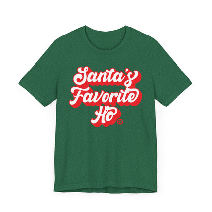 Funny "SANTA'S FAVORITE HO" Tee Shirt