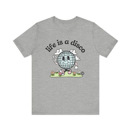 Life is a Disco Tee, Cute Disco Ball Tshirt