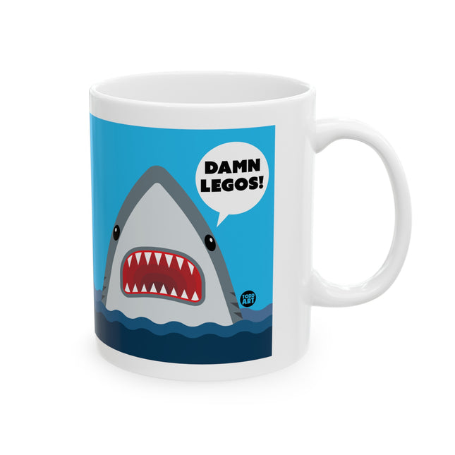 Damn Legos Shark Ceramic Mug