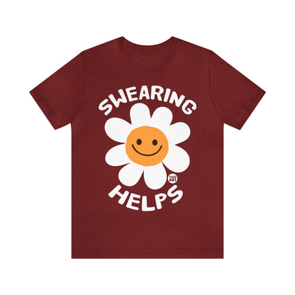 Swearing Helps Unisex Short Sleeve Tee