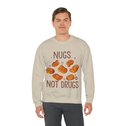 Nugs Not Drugs Chicken Nugget Crewneck Sweatshirt