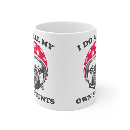 Do My Own Stunts Ceramic Mug