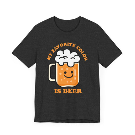 Funny "MY FAVE COLOR IS BEER" Tee Shirt