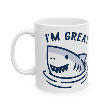 I'm Great Shark Ceramic Mug