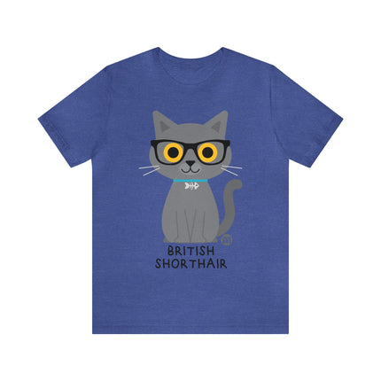 Bow Wow Meow British Shorthair Unisex Tee