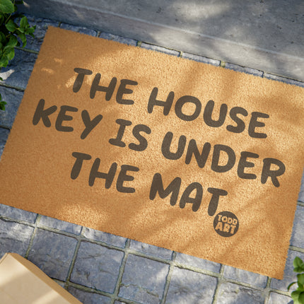 House Key Under mat Doormat