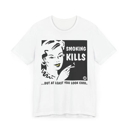 Funny "SMOKING KILLS" Tee Shirt