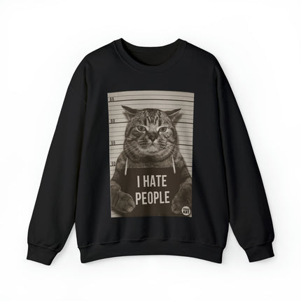 I Hate People Cat Crewneck Sweatshirt