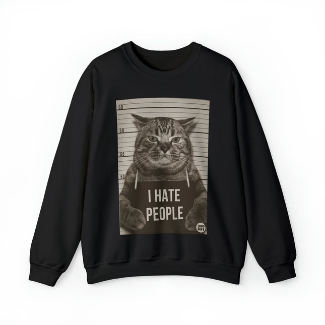 I Hate People Cat Crewneck Sweatshirt