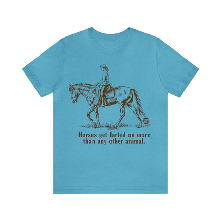 Horses Farted On Unisex Short Sleeve Tee