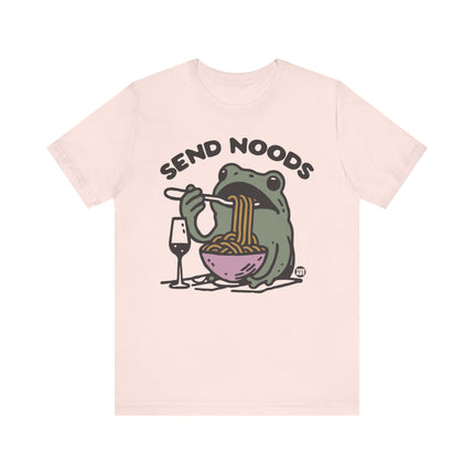 Send Noods Frog Tee, Funny Frog Send Noodles Tshirt